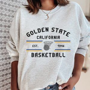 Golden State Game Day Basketball 1946 Sweatshirt, 90s Golden State Crewneck tee